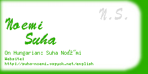 noemi suha business card